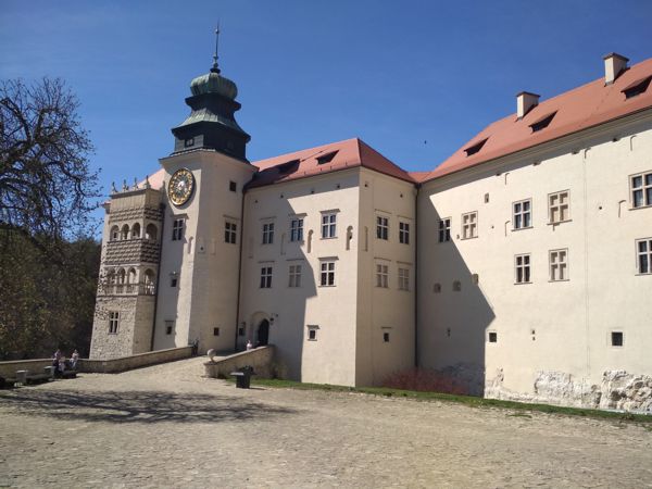 lokalizacja wycieku wody na przyłączu - zamek, Pieskowa Skała